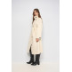 manteau femme  salsa jeans long handmade wool coat