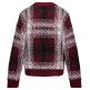 femme wool blend sweate with chess p 730