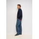 sweat-shirt homme  salsa jeans soft waffle fleece w/ 3d print