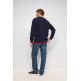 sweat-shirt homme  salsa jeans soft waffle fleece w/ 3d print