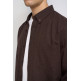 chemise homme  salsa jeans melange cotton shirt with ches