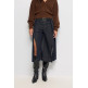 pantalon femme  salsa jeans chino cropped wide w/ side det