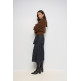 pantalon femme  salsa jeans chino cropped wide w/ side det