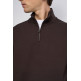 sweat-shirt homme  salsa jeans half zipped collar sweatshirt