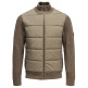 cazadora homme  salsa jeans knitted jacket with quilted fr