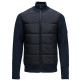 cazadora homme  salsa jeans knitted jacket with quilted fr