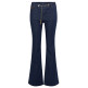 pantalon femme  salsa jeans secret chino flare w/ belt det