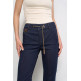 pantalon femme  salsa jeans secret chino flare w/ belt det