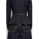 manteau femme  salsa jeans peplum overshirt atelier in ra