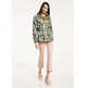 manteau femme  gaudi kway stampato m/l c/cappuccio