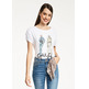 t-shirt femme  gaudi t-shirt m/c arricciata