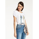 t-shirt femme  gaudi t-shirt m/c arricciata