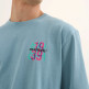 t-shirt homme  munich streetwear t-shirt turquoise