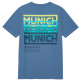 t-shirt homme  munich lifestyle t-shirt joe blue