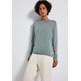 t-shirt femme  street qr_basic rounded u-boat neck