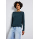 t-shirt femme  street qr_basic rounded u-boat neck