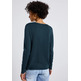 t-shirt femme  street qr_basic rounded u-boat neck