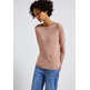 t-shirt femme  street qr_basic rounded u-boat neck