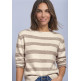 femme ltd qr_cosy striped sweater u- 37931