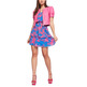 robe femme  gaudi abito corto m/c