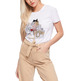 t-shirt femme  gaudi t-shirt m/c