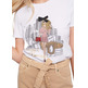 t-shirt femme  gaudi t-shirt m/c