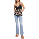 t-shirt femme  gaudi top ad uncinetto