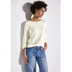 chemise femme street knit look shirt 3/4 sleeves