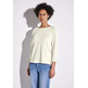 chemise femme street knit look shirt 3/4 sleeves