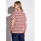 t-shirt femme street stripe structure shirt