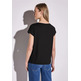 t-shirt femme street shirt w.deco neckline tape
