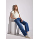 t-shirt femme street shirt w.deco neckline tape