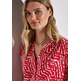 t-shirt femme street printed shirt w.button panel