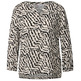 t-shirt femme  street printed mat-mix shirt w.button