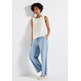 chemise femme street embroidered mat-mix top