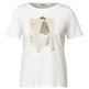 t-shirt femme  street lady partprint shirt