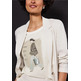 t-shirt femme  street lady partprint shirt