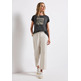 t-shirt femme street washed shirt w.stud wording