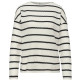 femme striped knit look shirt 27502