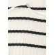 femme striped knit look shirt 27502