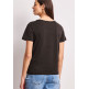 femme ltd qr basic pearl print shirt 27276
