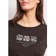 femme ltd qr basic pearl print shirt 27276