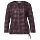 femme printed maillot shirt w.split n 37820