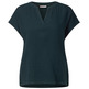 chemise femme  street muslin shirtblouse w splitneck