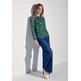 chemise femme street chiffon roundneckblouse w slit