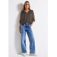 chemise femme street chiffon blouse w frill details