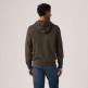 sweat-shirt homme  levi's the original hm hoodie coffee