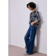 chemise femme  street chiffon tunic blouse w tape de