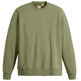sweat-shirt homme  levi's the original hm crew moss oliv