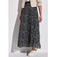robe femme  street maxi mesh skirt plissée aop
